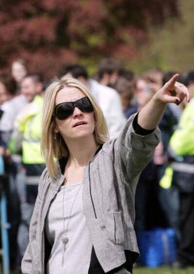 Fife DJ Edith Bowman points the way to Dundee's Camperdown Park