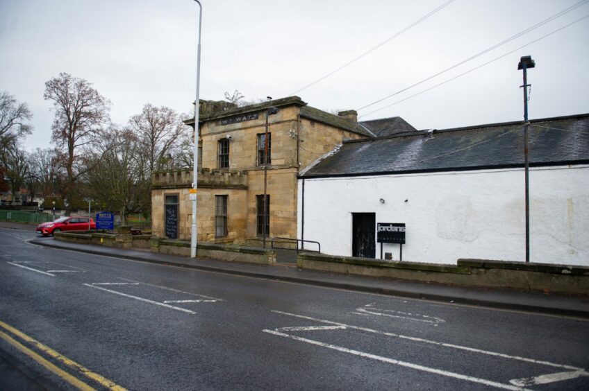 The old jail would eventually become Jordans Nightclub. Station Road, Cupar. Image: Kim Cessford / DC Thomson. 2019.