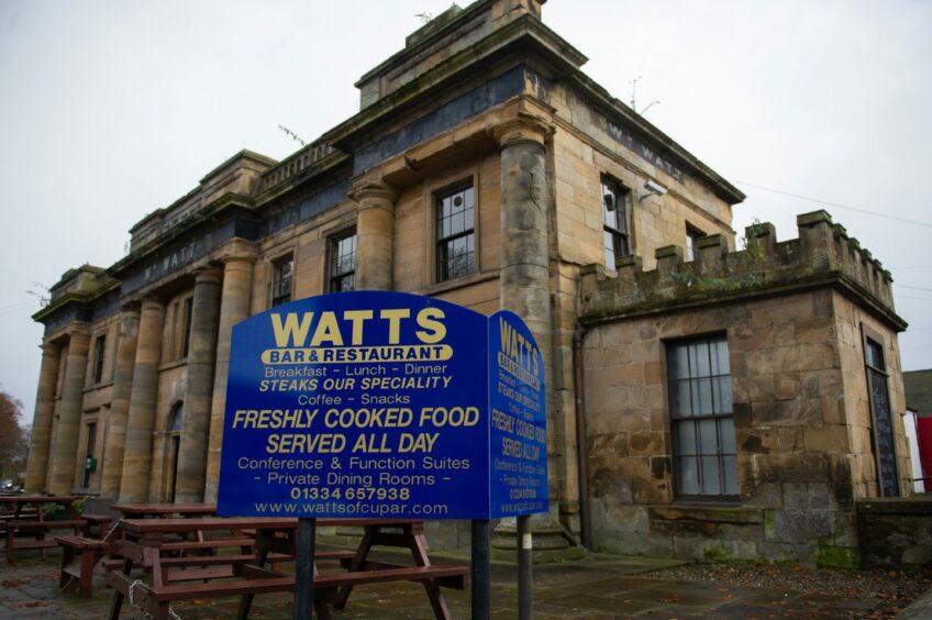 The old seed merchants building later became Watts restaurant. Image: Kim Cessford / DC Thomson. November 2019.