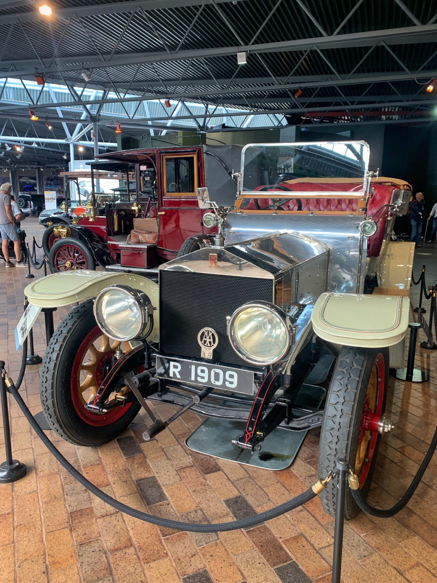 The 1909 Rolls Royce Silver Ghost in pride of place at the National Motor Museum in Beaulieu. Image: Kirstie Waterston/DC Thomson.