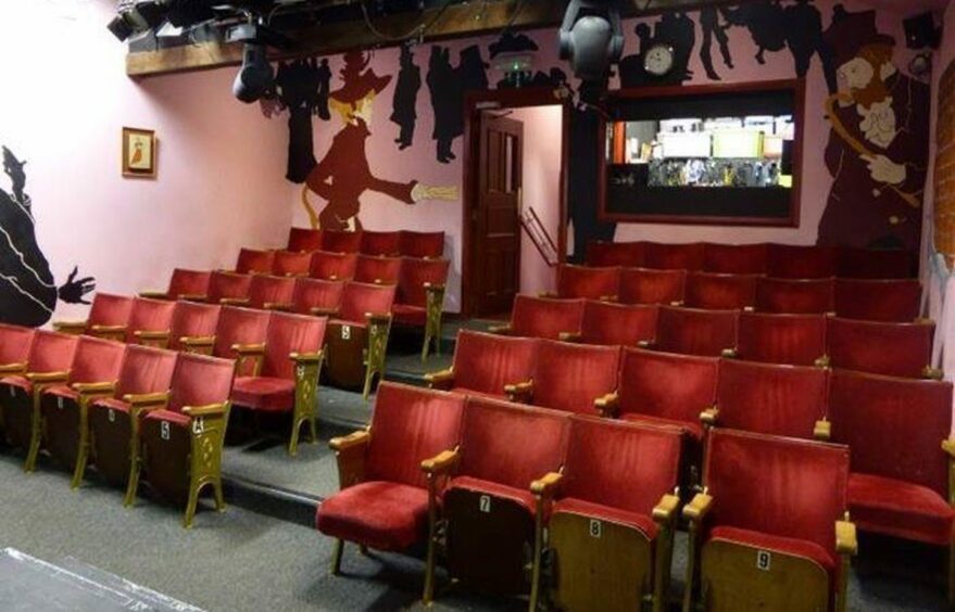 The seats from the Regal eventually made it into a cinema in Carnoustie. 2017. Image: Supplied.