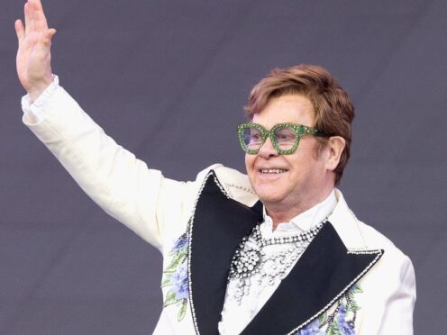 Sir Elton John and Jennifer Lopez feature in star-studded Super Bowl commercials (PA)