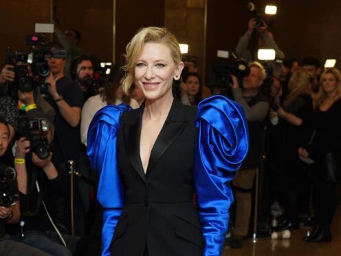 Cate Blanchett attending the 43rd London Critics’ Circle Film Awards at the May Fair Hotel in London. Picture date: Sunday February 5, 2023.