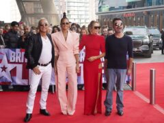 (left to right) Bruno Tonioli, Alesha Dixon, Amanda Holden, and Simon Cowell, arriving for the Britain’s Got Talent auditions, at The Lowry, in Salford, Manchester. (Peter Byrne/PA)