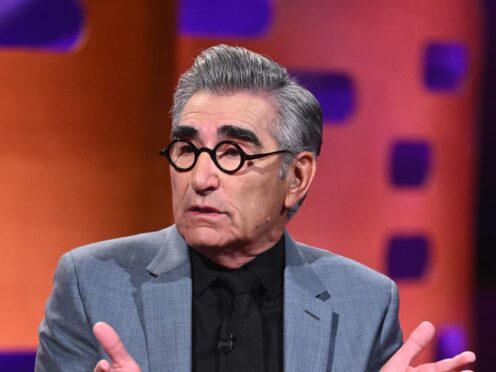 Eugene Levy during the filming for The Graham Norton Show (Matt Crossick/PA)