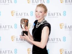 Cate Blanchett called her performance in Tar ‘very dangerous and career ending’ as she accepted the leading actress Bafta (Ian West/PA)