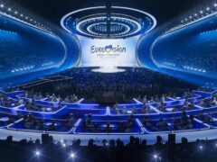 The 2023 Eurovision Song Contest stage (BBC Eurovision/PA)