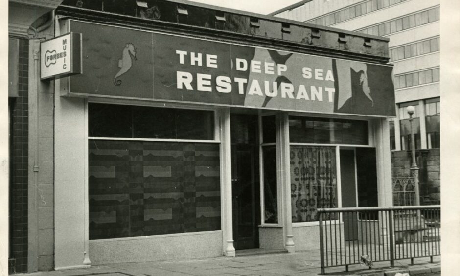 The Deep Sea Restaurant on the Nethergate, Dundee, in 1967. Image: DC Thomson