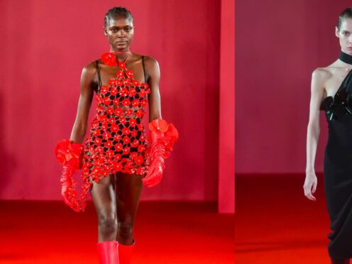 Maya Jama at the David Koma fashion show (Dave Benett/PA)