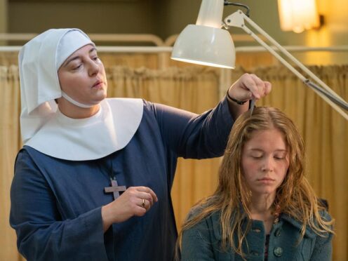 Call the Midwife sees Rebecca Gethings as Sister Veronica (Neal Street Productions/Emma Barrott/BBC/PA)