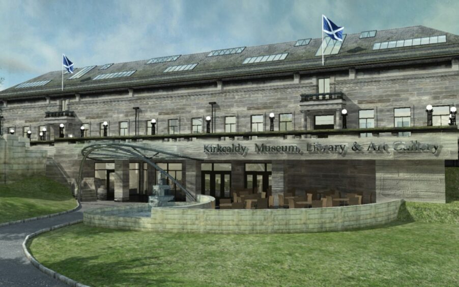 An impression of how the gallery could have looked under renovation plans submitted by the council in 2010.