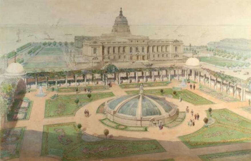 Thomson's fountain plans. Image: Supplied.