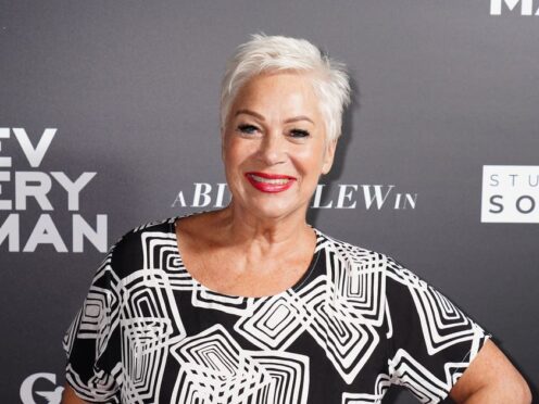 Denise Welch delivered a speech at Sir Michael Caine’s 90th birthday party (Ian West/PA)
