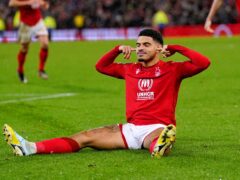 Nottingham Forest’s Morgan Gibbs-White will captain England Under-21s this weekend. (Tim Goode/PA)