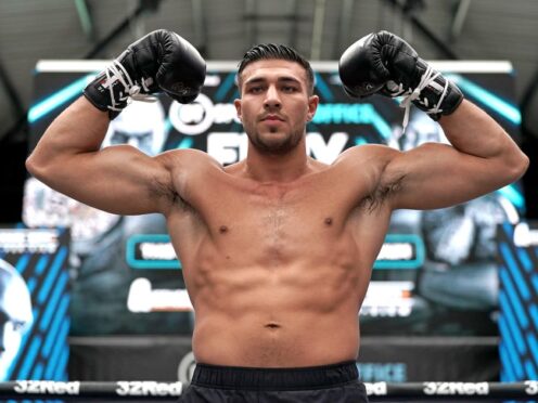 Tommy Fury said he will “stop” Jake Paul as he said he would agree to a boxing rematch with the social media star (PA)