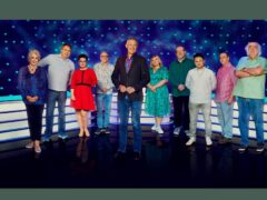 Judith, Steve, Lisa, Barry, presenter Jeremy Vine, Beth, Pat, Olav, Kevin and Chris (Channel 5/PA)