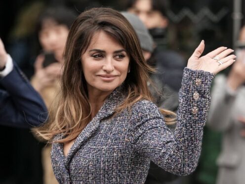 Penelope Cruz was on the front row at the Chanel show (Scott Garfitt/AP)