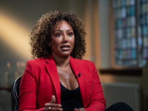 Mel B, one of the Spice Girls, told BBC Newsnight she does not trust police on domestic abuse issues (Robert Timothy/ BBC)