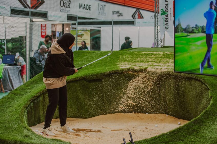 Test how good your bunker shot is at bunkered LIVE in Edinburgh