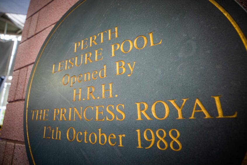 Perth Leisure Pool was opened by Princess Anne. Image: Steve MacDougall/DCT Media.