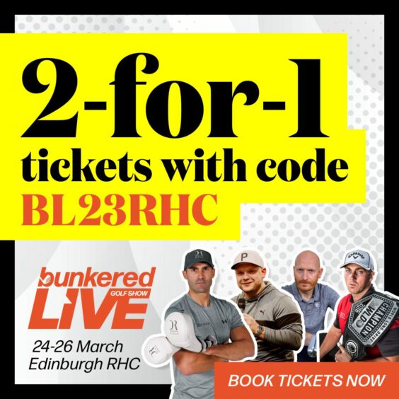 Tickets are on sale for bunkered LIVE in Edinburgh now.