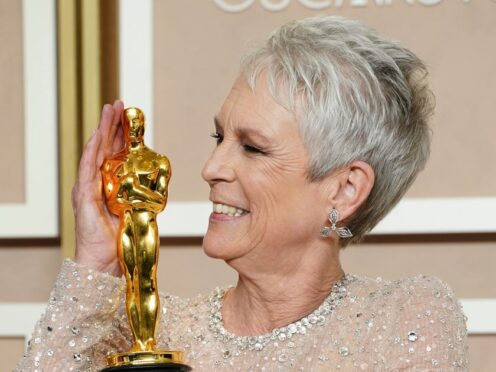 Jamie Lee Curtis’ Oscars statuette will be ‘they/them’ in support of trans daughter (Jordan Strauss/AP)