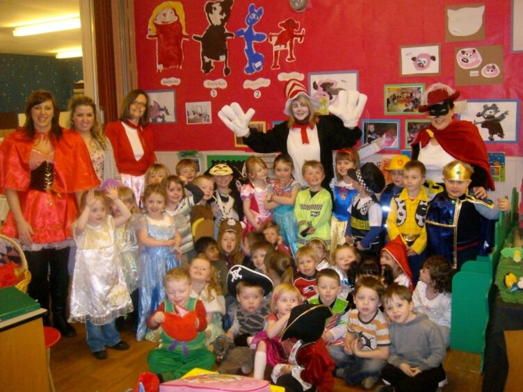 Craigiebarns Nursery School youngsters dressed to impress for World Book Day. 