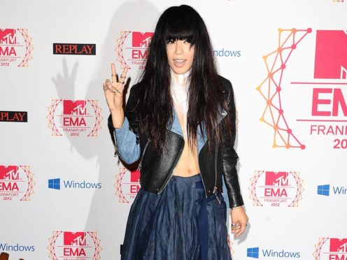 Loreen arriving for the 2012 MTV Europe Music Awards at the Festhalle Frankfurt, Germany (Ian West/PA)