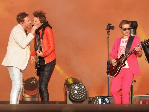 Duran Duran perform on stage during the British Summer Time festival at Hyde Park in London (Ian West/PA)