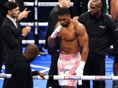 Anthony Joshua knows a Battle of Britain with Tyson Fury is the fight ‘the boxing world needs’ to see after he survived his ‘do or die’ clash with Jermaine Franklin (Zac Goodwin/PA)
