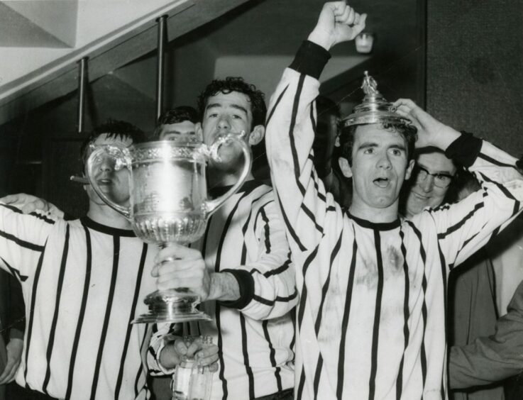 Dunfermline almost followed up the Hampden win with European glory. Image: DC Thomson.
