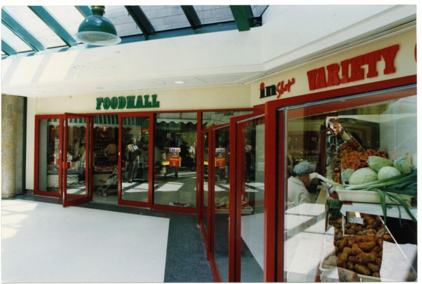 The entrance to the food hall in 1993. Image: DC Thomson.
