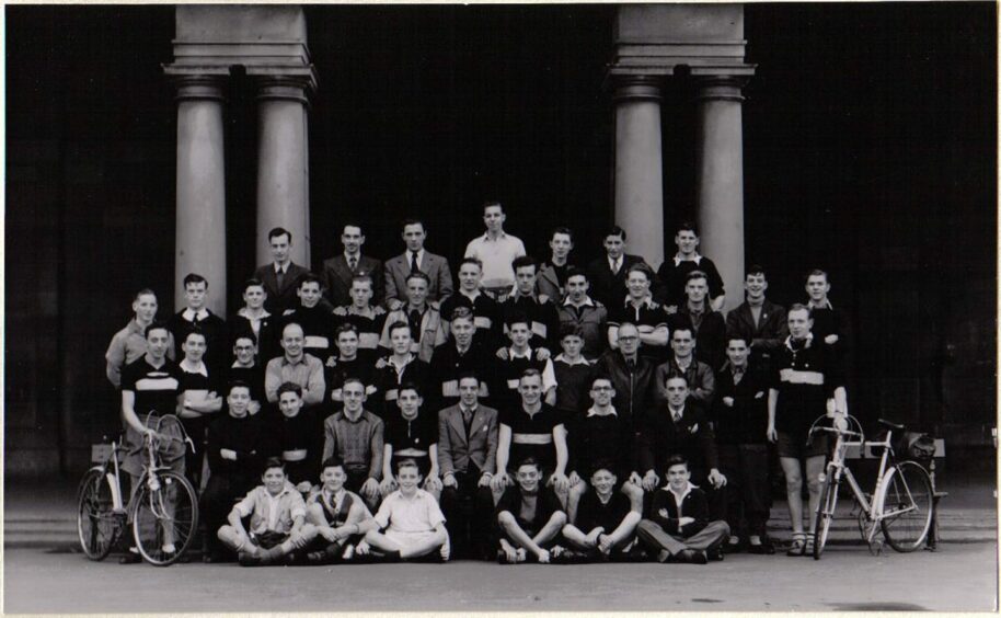 The club - members pictured in rows - continued to grow in the 1940s, despite the Second World War. Image: Supplied.