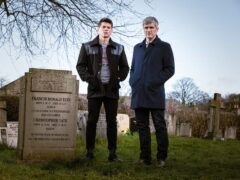 Caleb and Nicky’s true identities are revealed on an episode of Emmerdale (Mark Bruce/ITV)