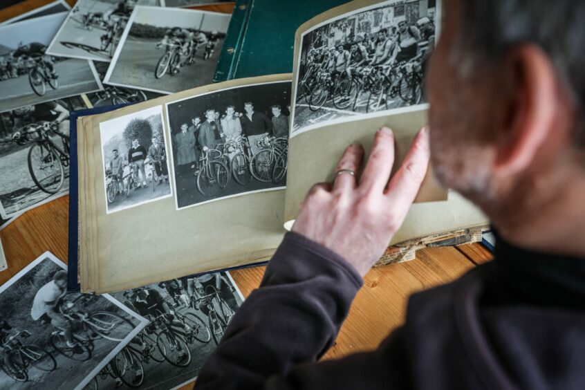 Alasdair has been sharing images from the history of Dundee Thistle Cycling Club. Image: Mhairi Edwards/DC Thomson.