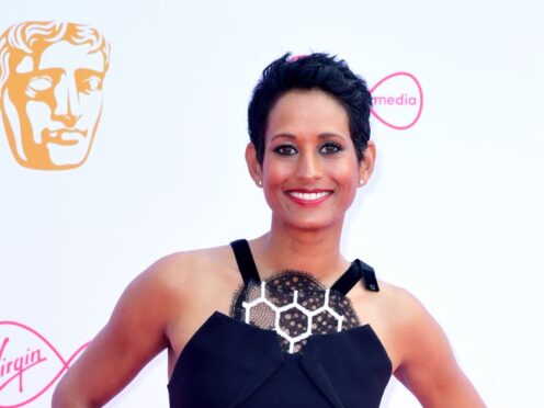 BBC presenter Naga Munchetty said she has a debilitating womb condition that has left her screaming in pain (PA)