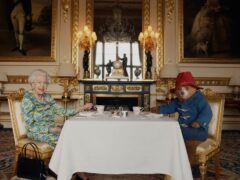 The memorable moment TV Bafta award has been given to Paddington bear having tea with the late Queen during the Platinum Jubilee: Party At The Palace celebrations on the BBC. (Buckingham Palace/ Studio Canal / BBC Studios / Heyday Films/PA)