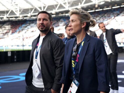 Martin Compston sure Vicky McClure will give Soccer Aid ‘a good go’ this year (Zac Goodwin/PA)