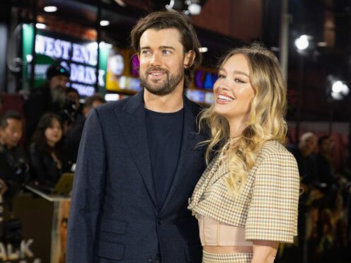 Jack Whitehall and Roxy Horner (Suzan Moore/PA)