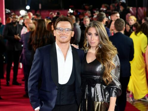 Joe Swash and Stacey Solomon (Ian West/PA)