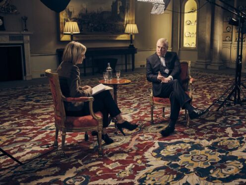 Emily Maitlis interviewed the Duke of York in November 2019 (Mark Harrison/BBC)