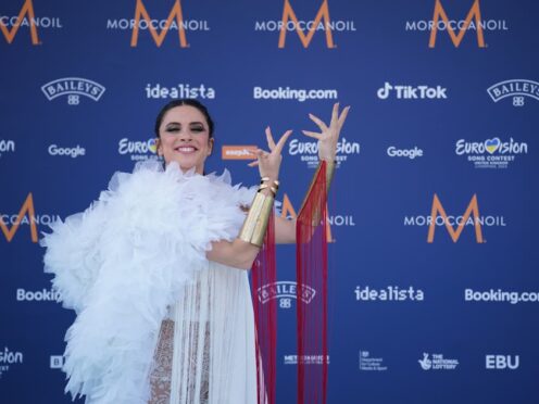 Blanca Paloma attending the National Lottery’s Big Eurovision Welcome Party at St George’s Hall, Liverpool (Peter Byrne/PA)