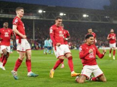 Nottingham Forest took a huge step towards Premier League safety with a 4-3 win over doomed Southampton (Joe Giddens/PA)