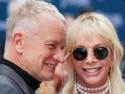 Sting and his wife Trudie Styler (Ian West/PA)