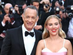 Tom Hanks and Scarlett Johansson attending the premiere for Asteroid City (Doug Peters/PA)