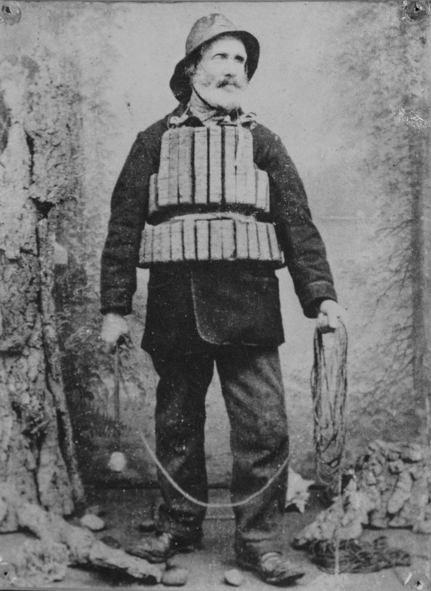 A captain from 1866 was among historical images in the Arbroath RNLI archive. Image: Paul Reid.