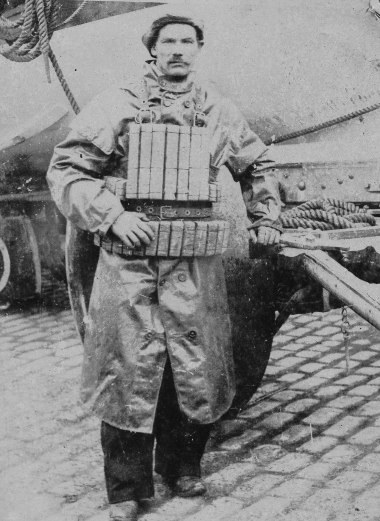 David Swankie, second coxswain of the James Stevens, in 1905. Image: Paul Reid.
