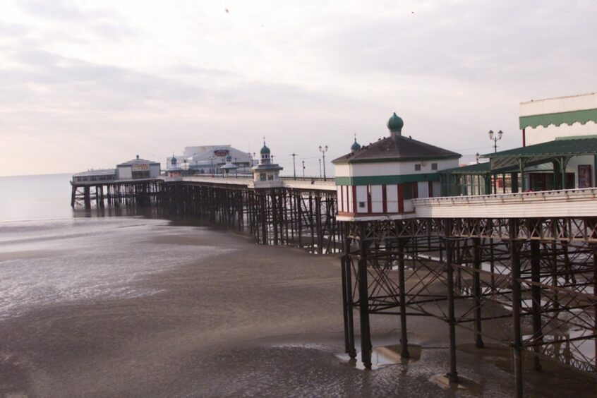 Blackpool pier. McDonald was living under an assumed name in Blackpool for almost two years. Image: DC Thomson.