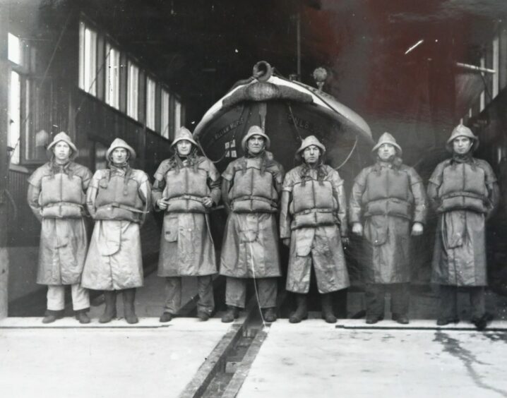 The crew of Arbroath Lifeboat in 1940. Image: DC Thomson.