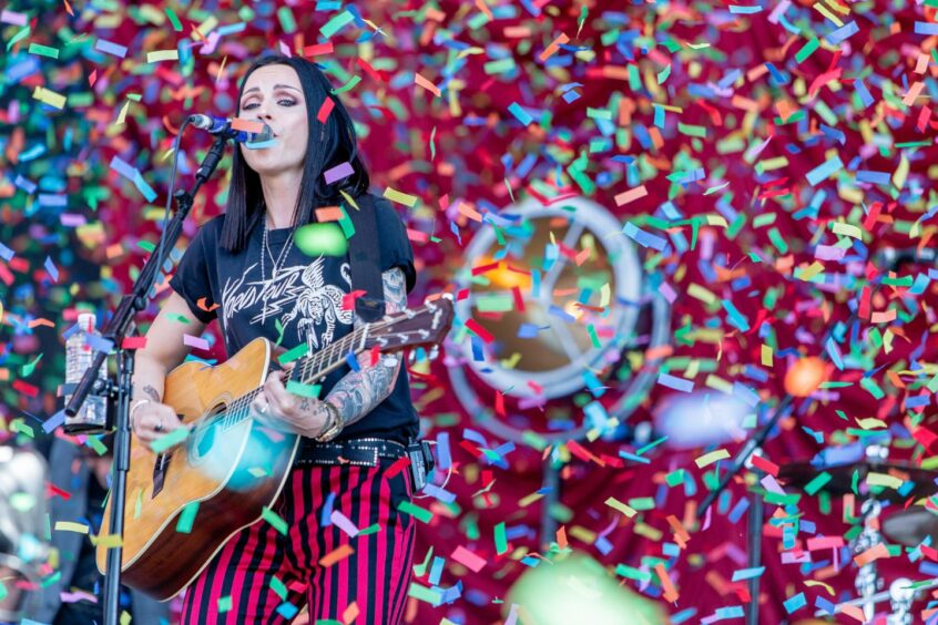 Amy Macdonald was among the performers at BBC Music's Biggest Weekend in Perth. 